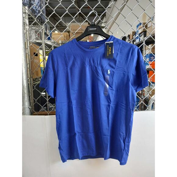 NWT Polo Ralph Lauren Men’s Blue Crewneck T-Shirt – Size L - Picture 1 of 3